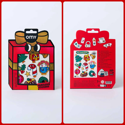 OMY Big Fabulous Stickers for Christmas