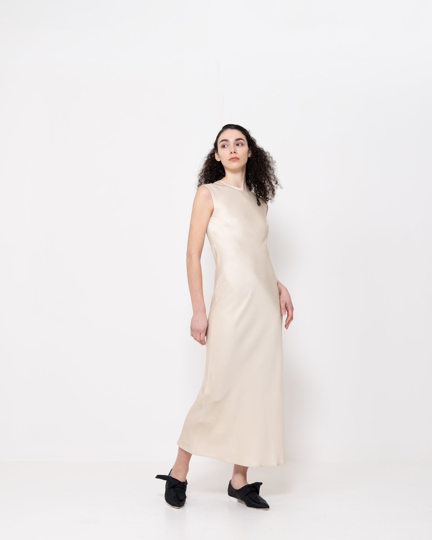 Emin + Paul Satin Slip Dress DR3106