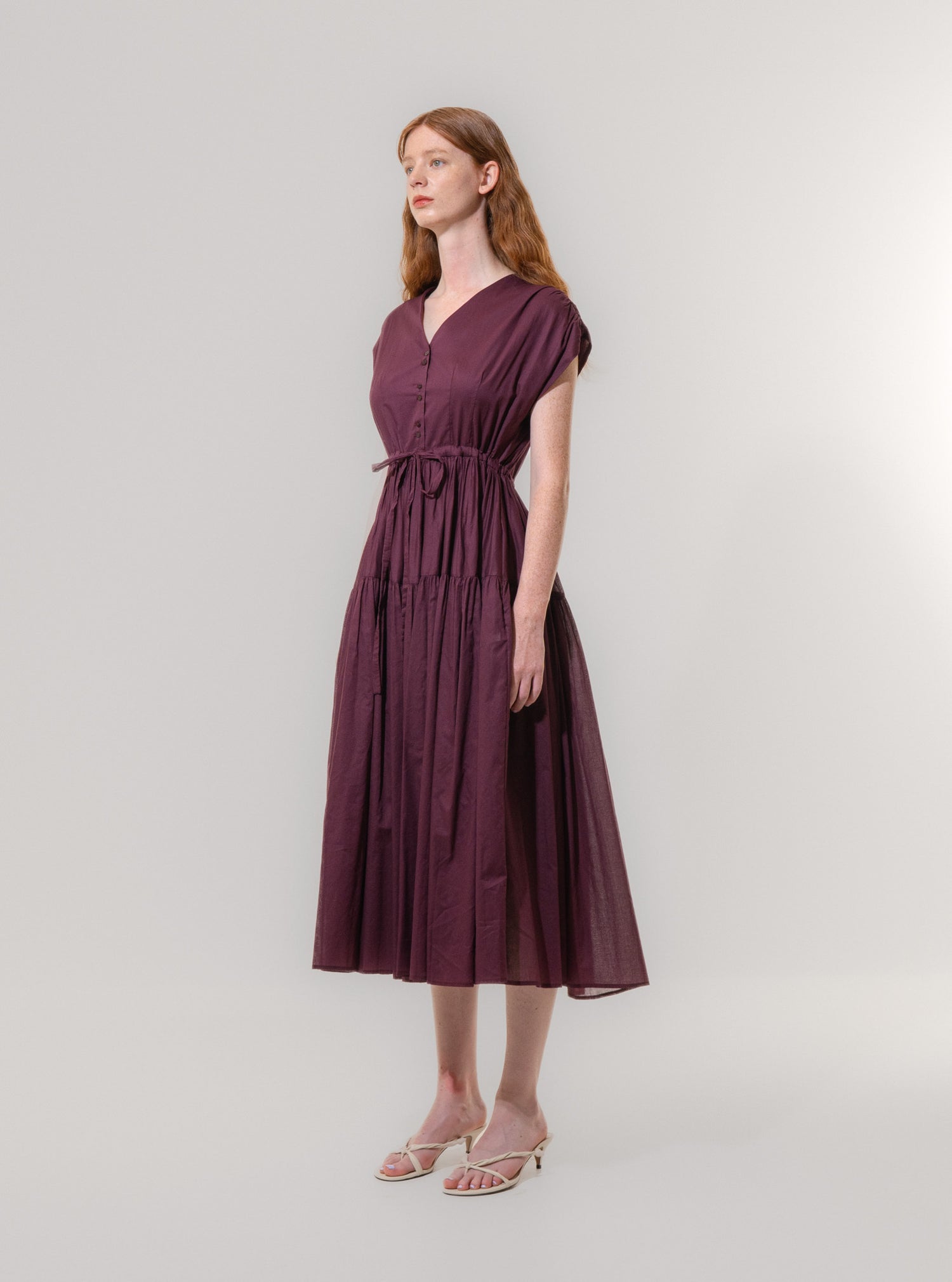 Emin + Paul Shirred Waist Dress