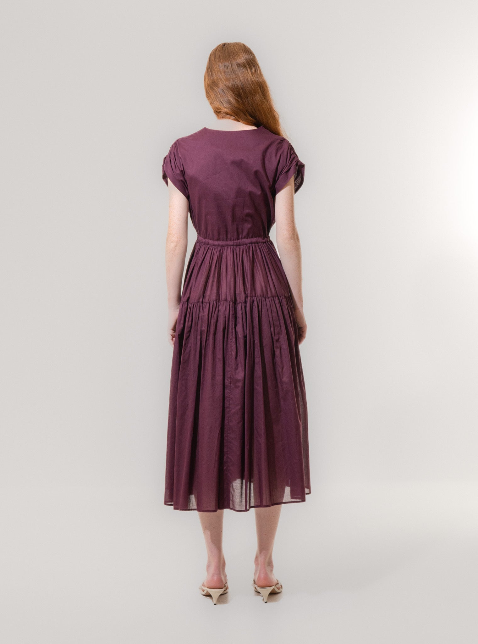 Emin + Paul Shirred Waist Dress