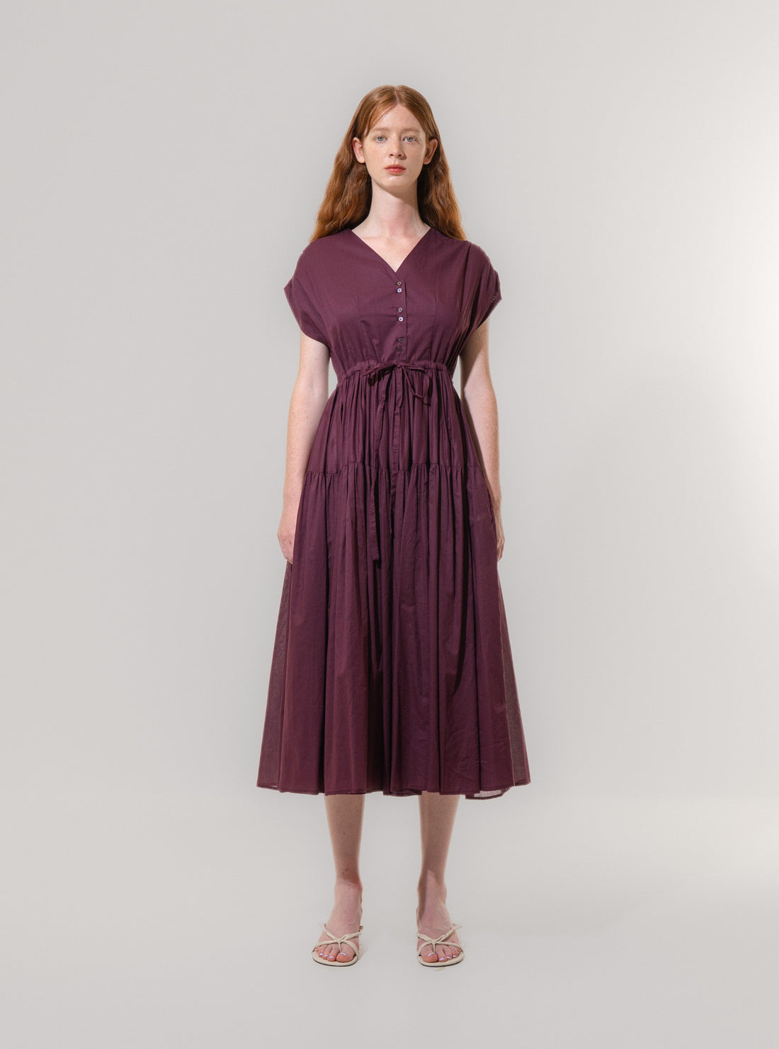 Emin + Paul Shirred Waist Dress