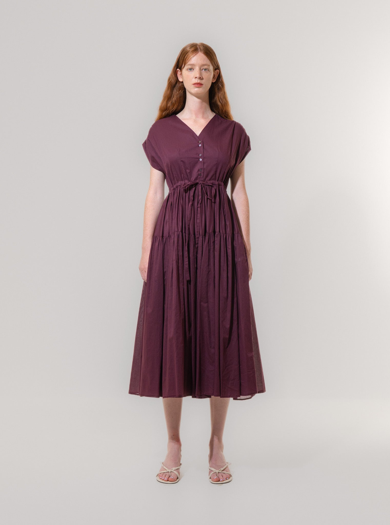 Emin + Paul Shirred Waist Dress