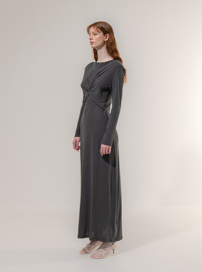 Emin + Paul Draped Twist Dress