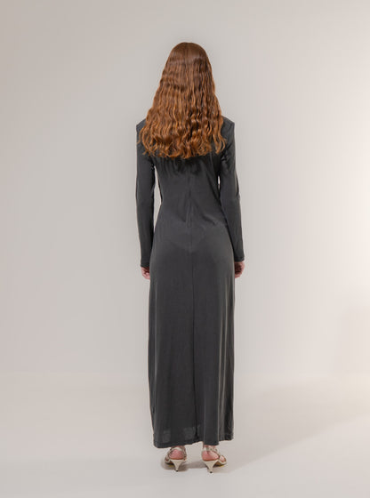 Emin + Paul Draped Twist Dress