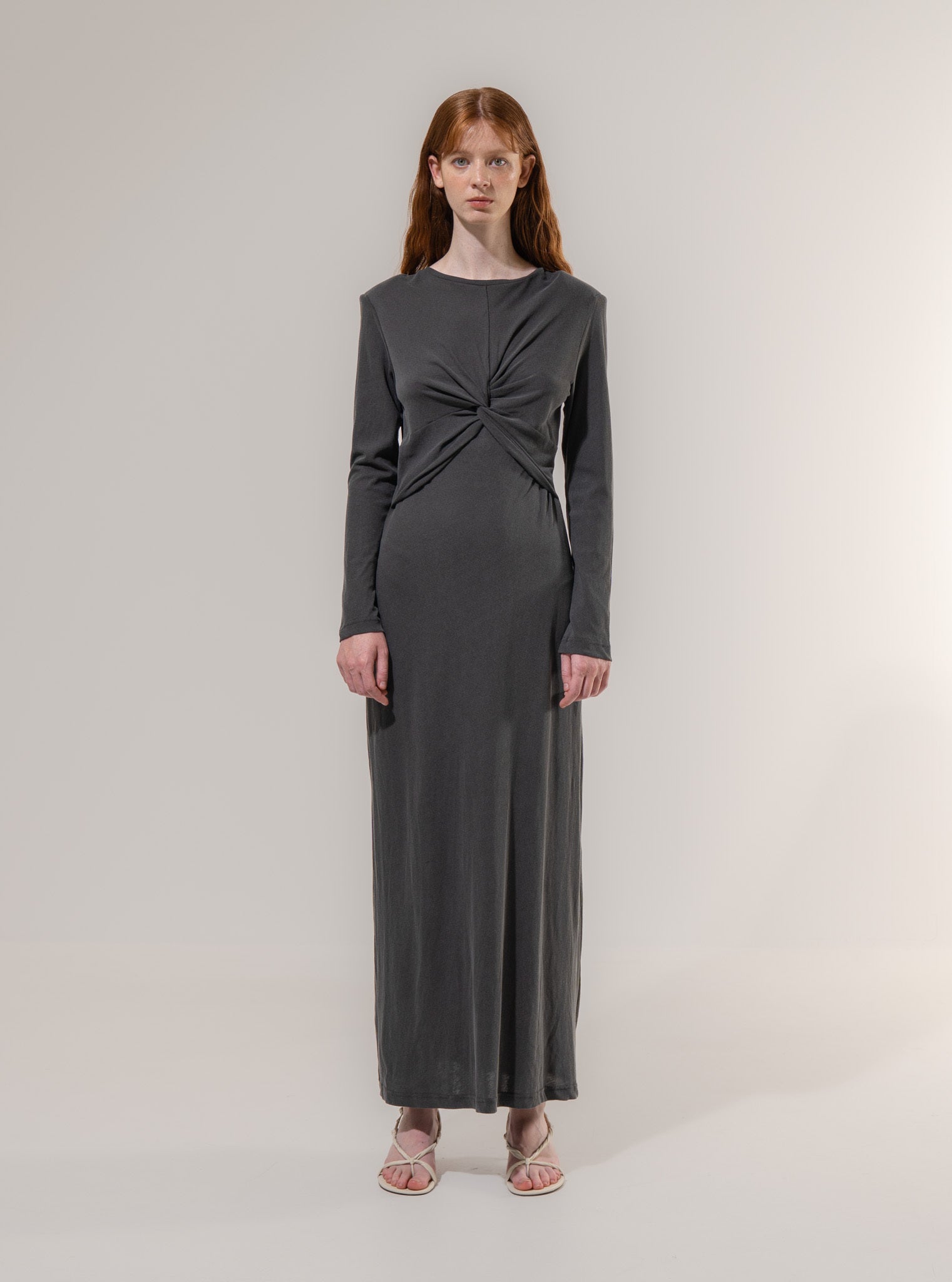 Emin + Paul Draped Twist Dress