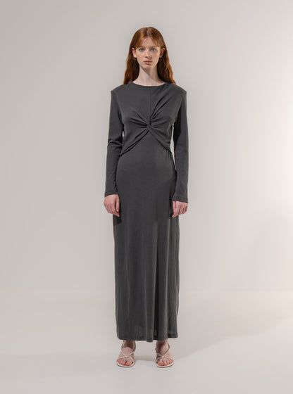 Emin + Paul Draped Twist Dress