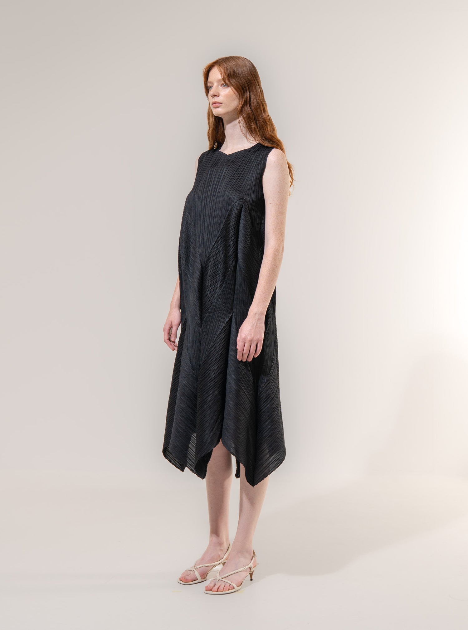 Emin + Paul Sculpt Pleats Dress