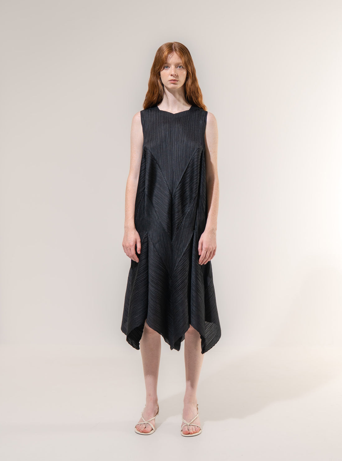 Emin + Paul Sculpt Pleats Dress