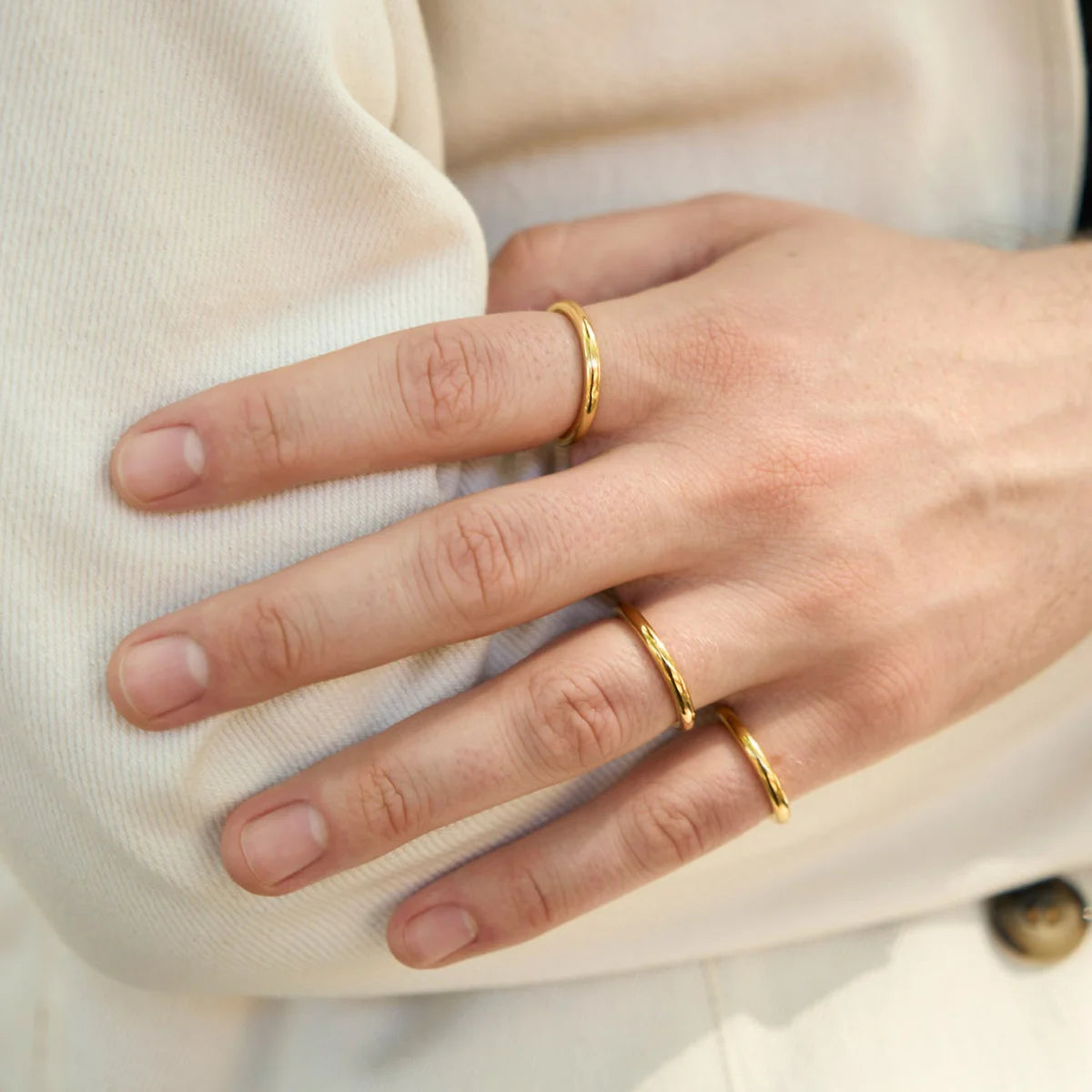 ALT Paris Ring 3mm gold vermeil