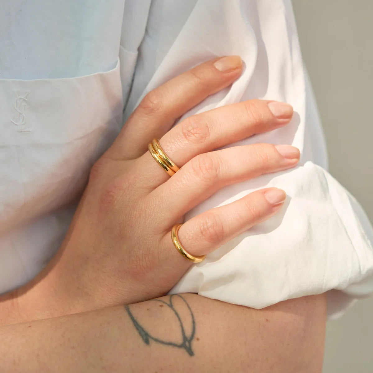 ALT Paris Ring 3mm gold vermeil