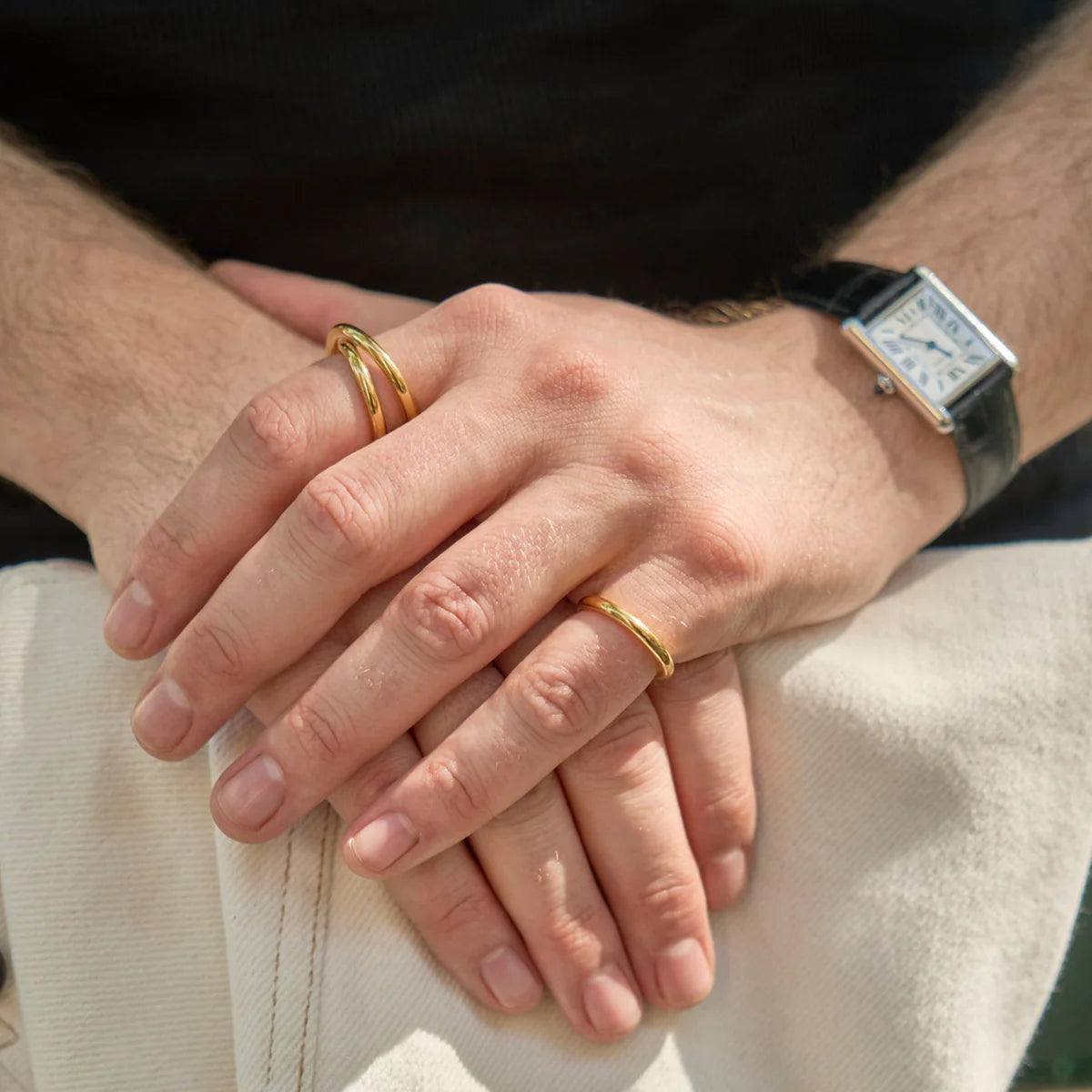 ALT Paris Ring 3mm gold vermeil