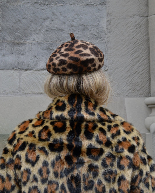 Tesi Hats- Nancy - Lapin Taupe Leopard
