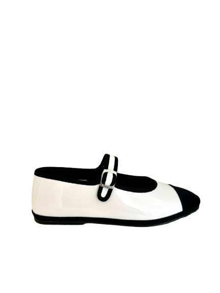 Drogheria Crivellini Mary Jane Bicolor Black &amp; White