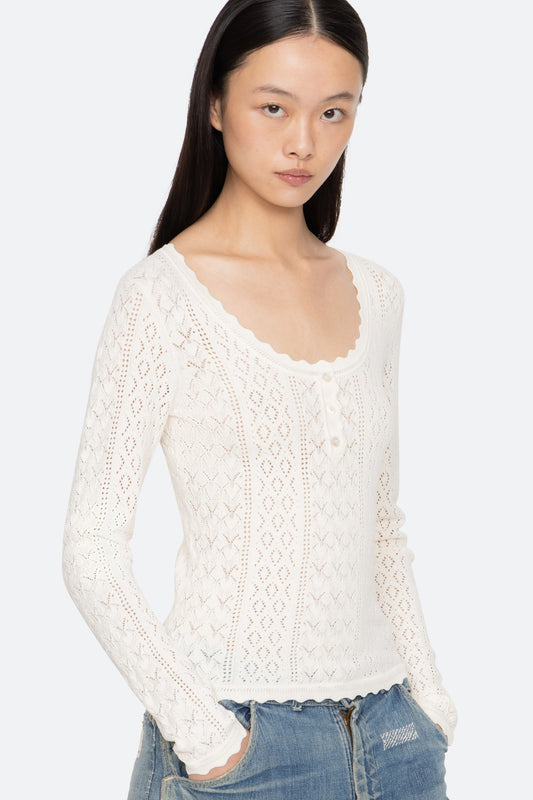 SEA NY Georgia Knit Top