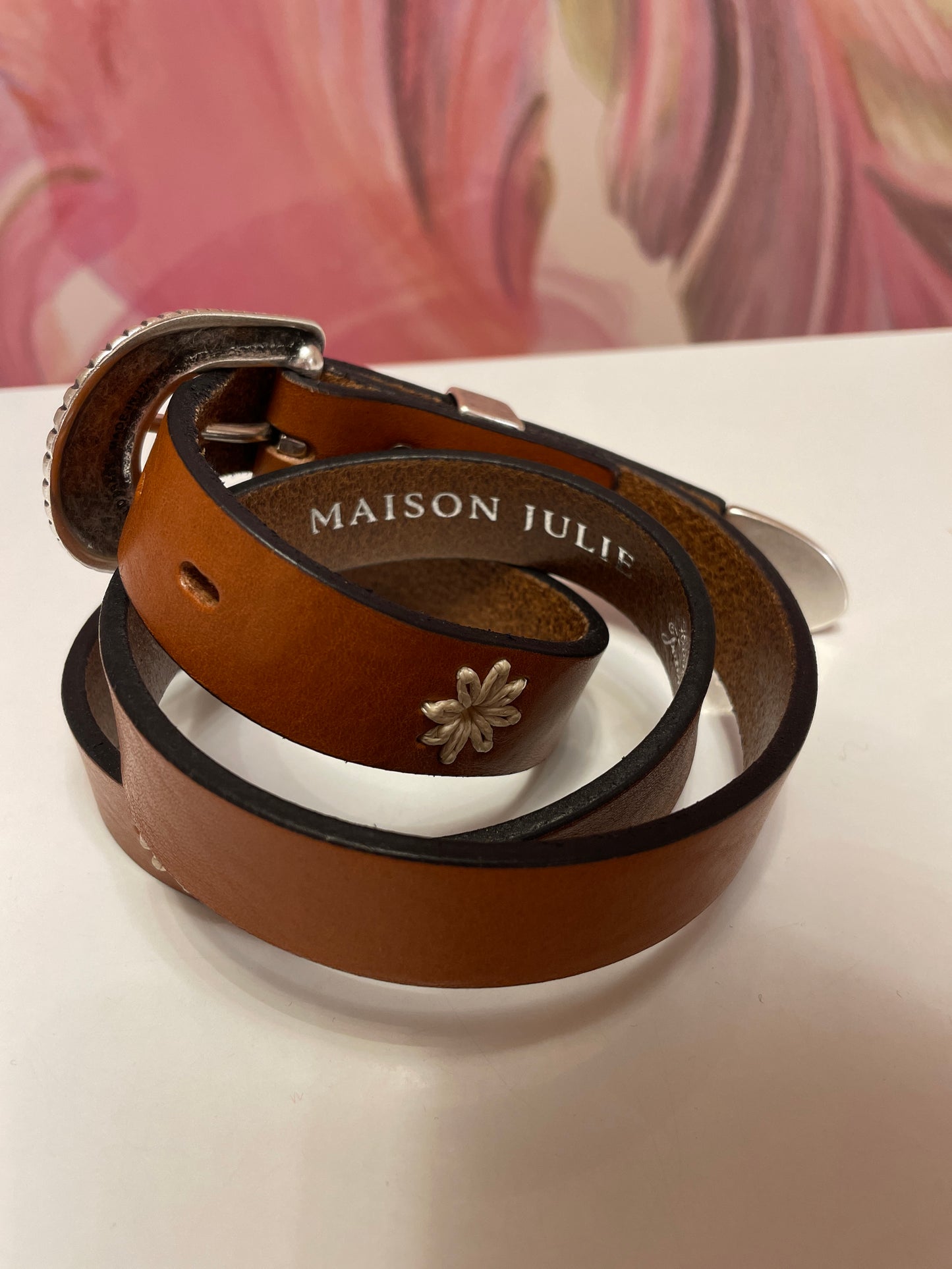 MAISON JULIE X Jean Dessel flower belt
