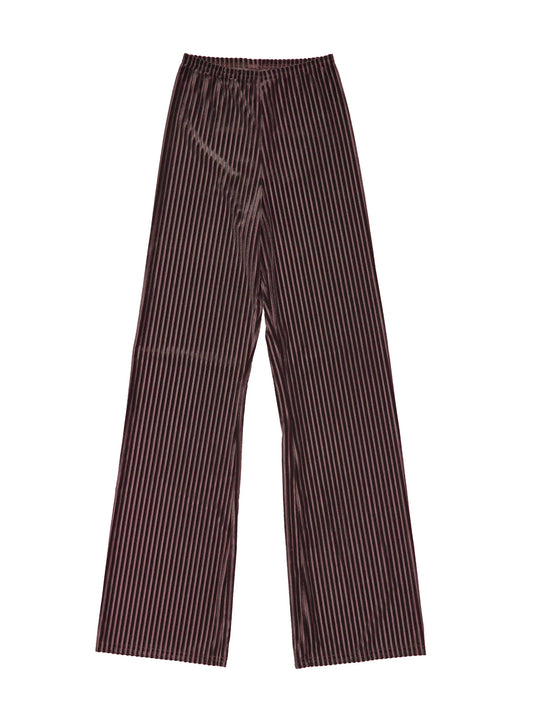 Simone Wild Rib Velvet Wide Leg Pants