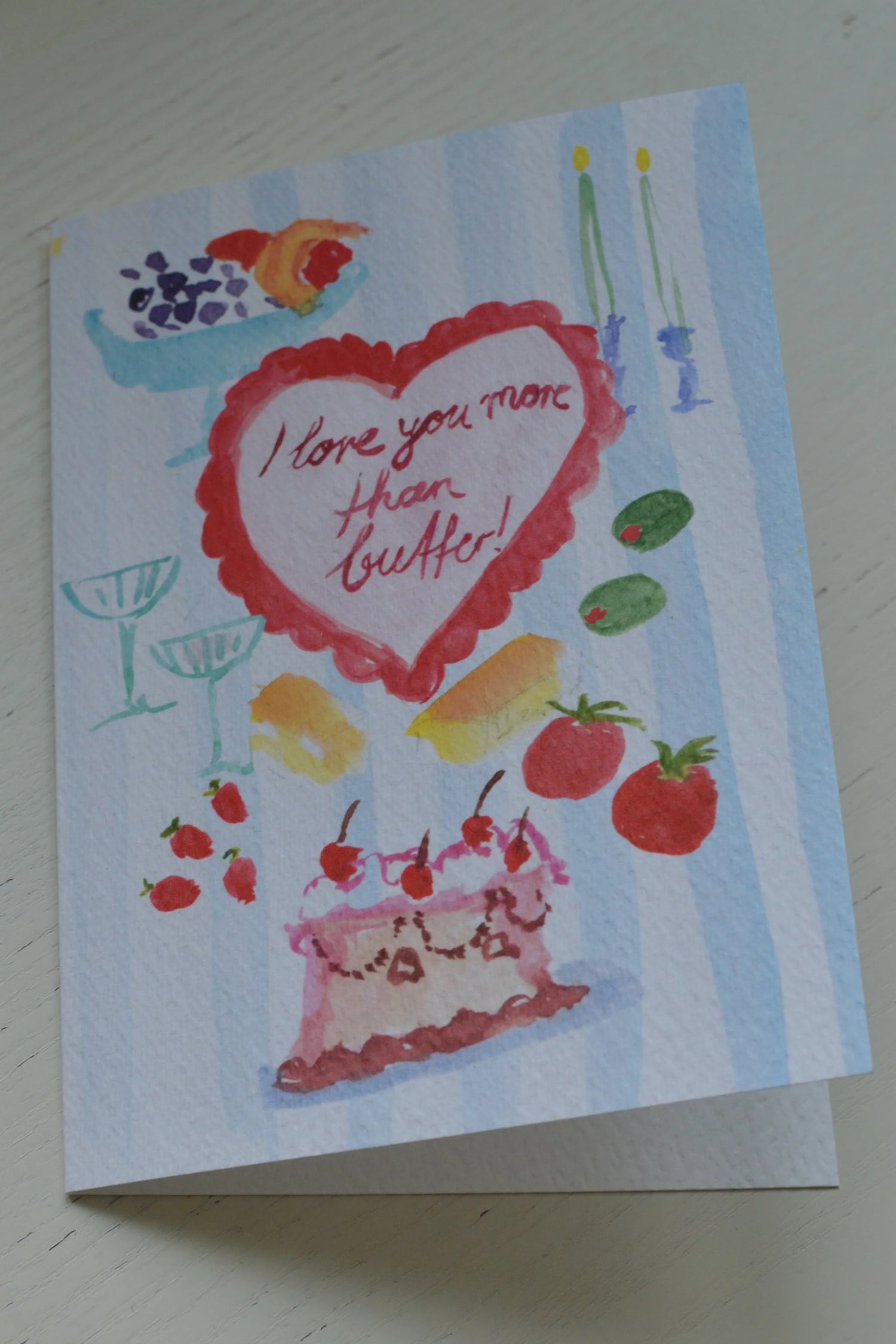 Family Affairs More Than Butter greeting card