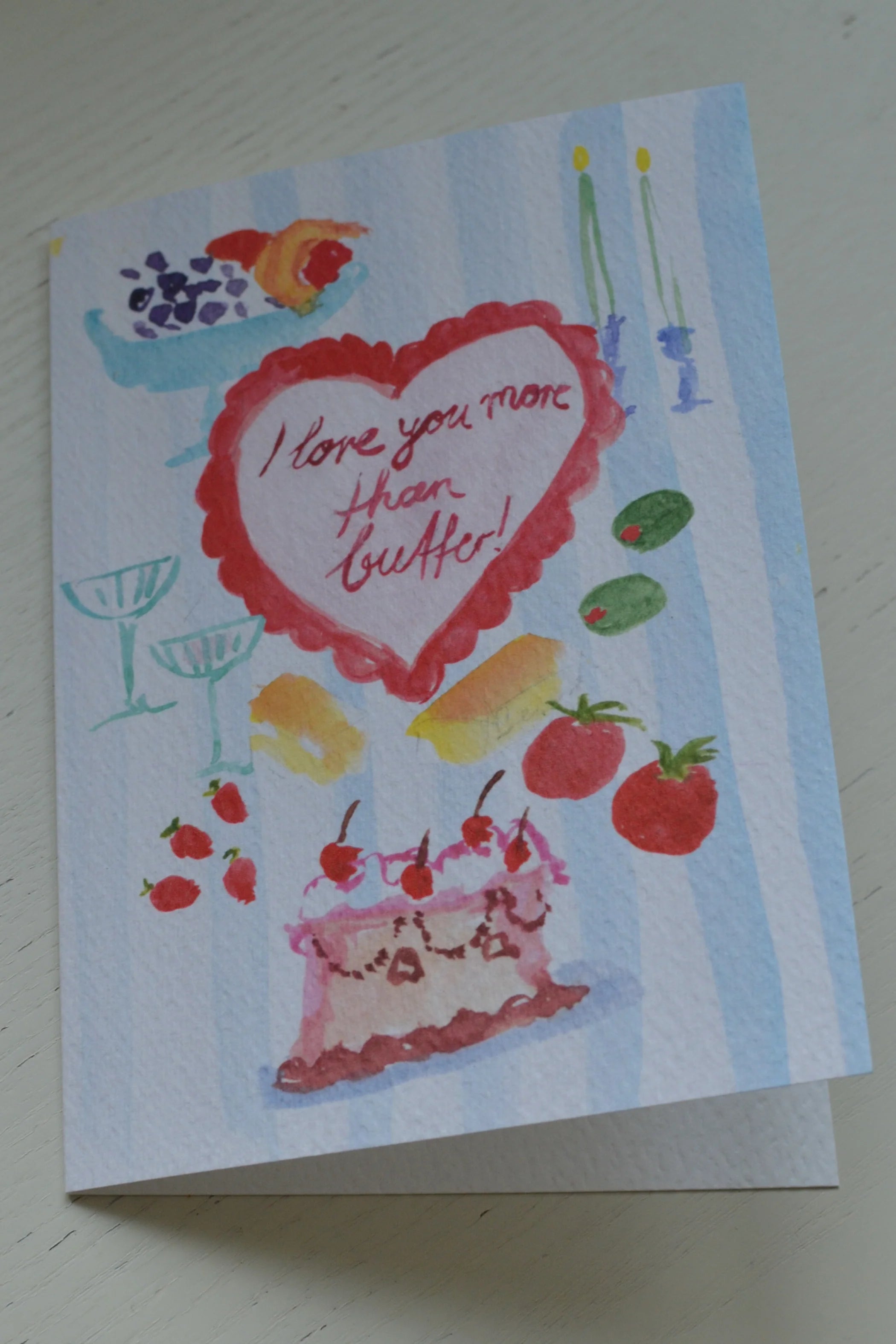Family Affairs More Than Butter greeting card