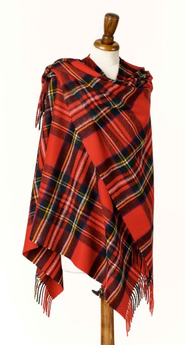 MOON Ruana Tartan - Royal Stewart