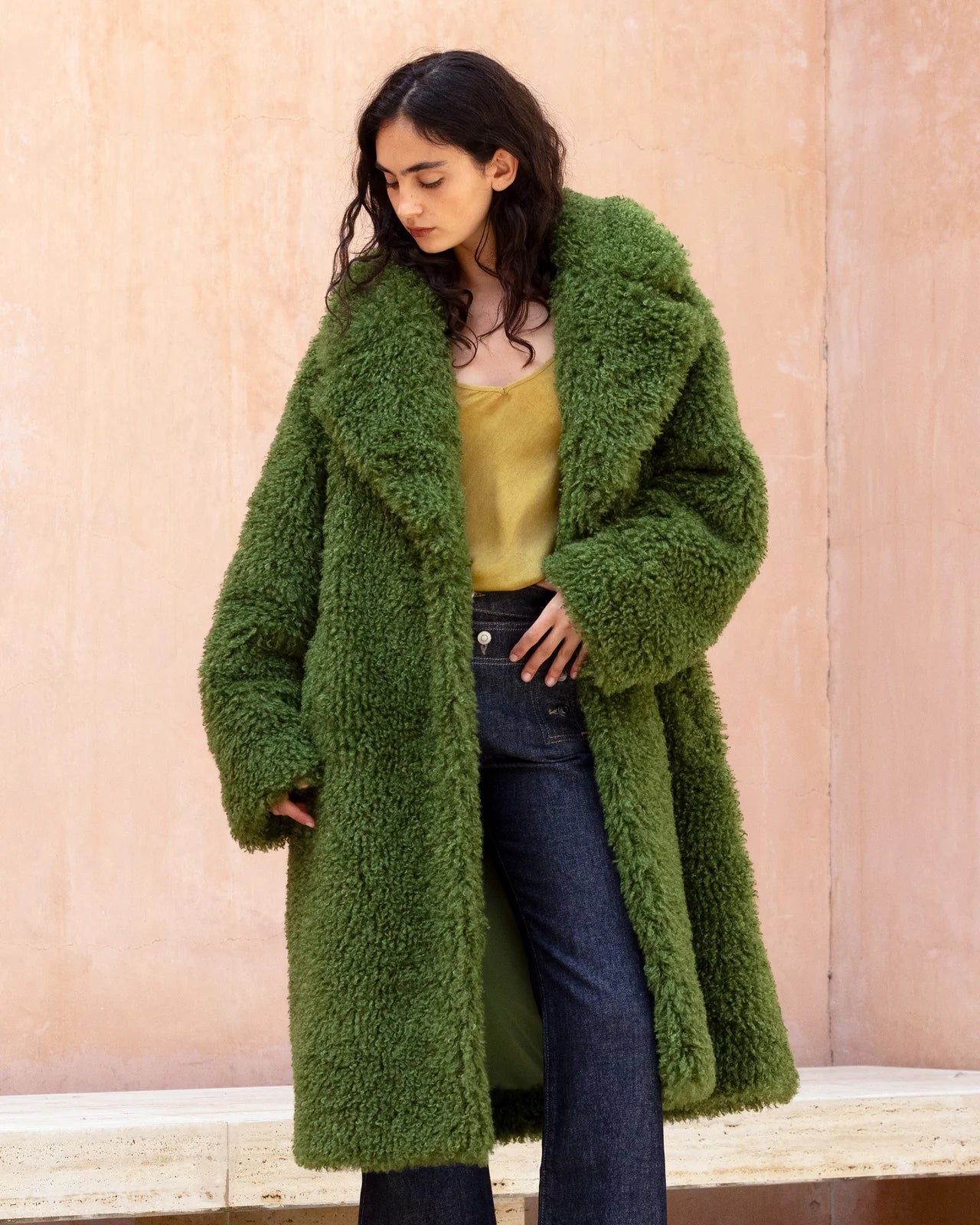 Mes Demoiselles Teddy Coat Jasmin