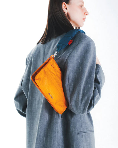 TOPOLOGIE Flat Sacoche Small Burn Orange Glazed Ripstop