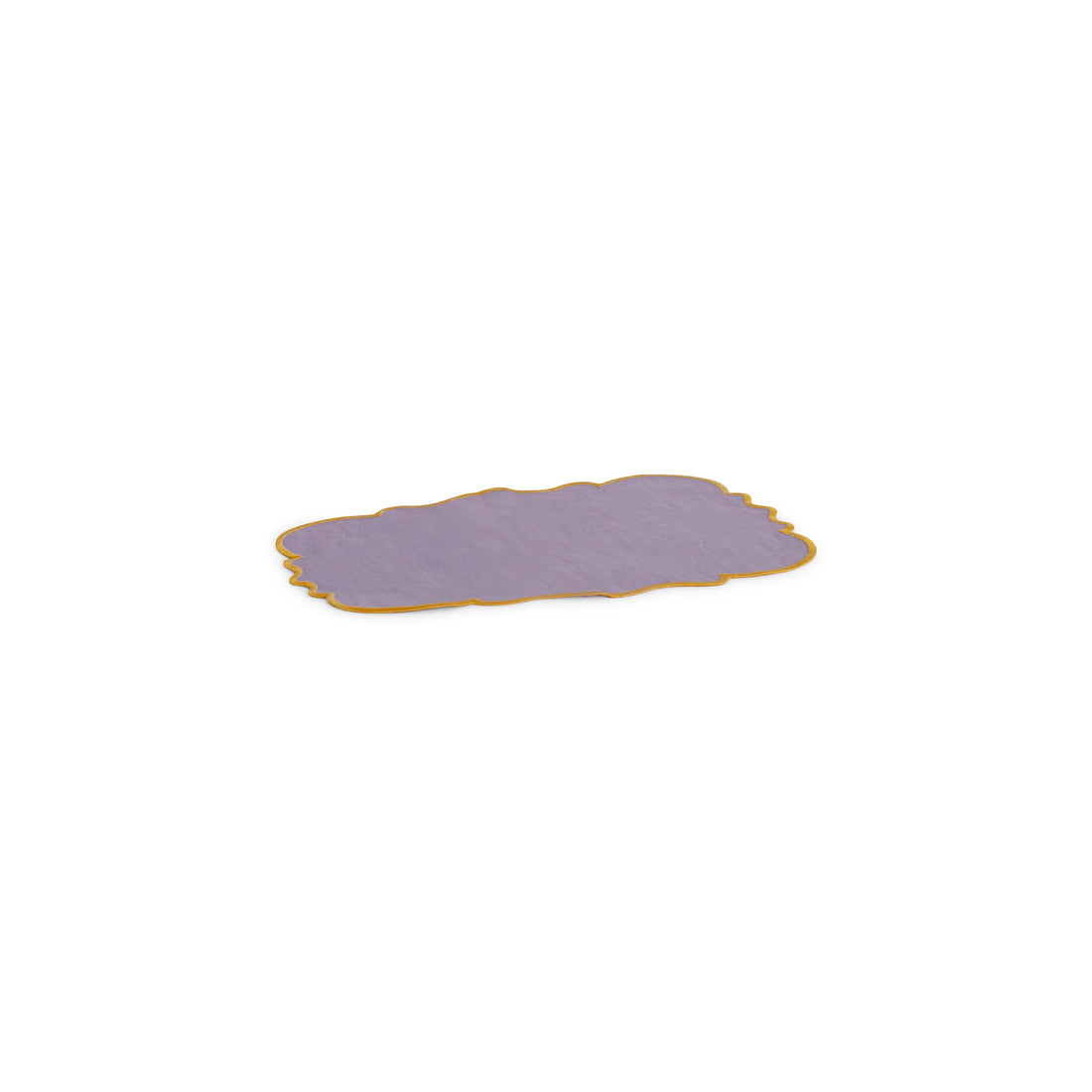 BITOSSI HOME Set 2 Scalloped Palcemats LILAC ocra