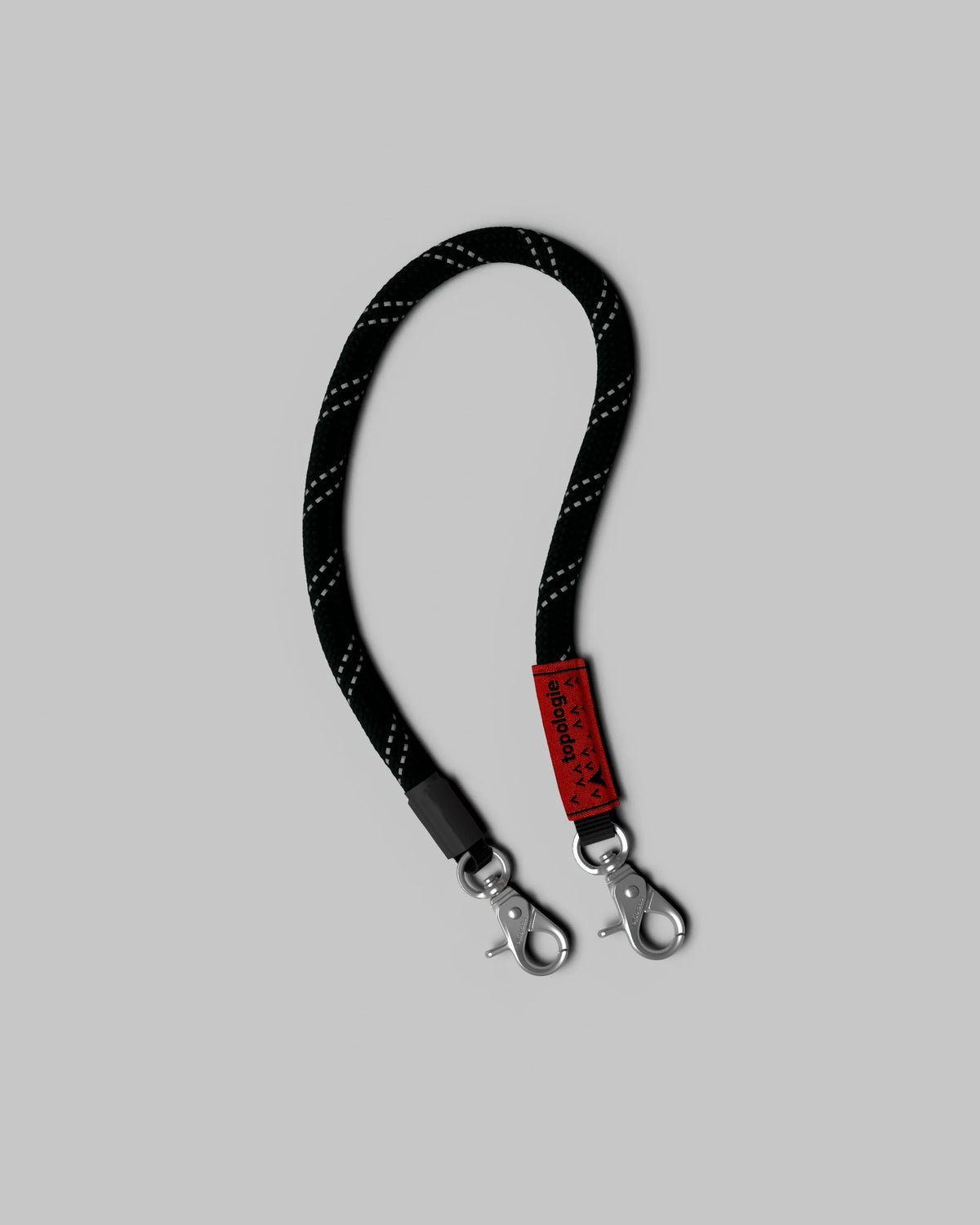 TOPOLOGIE 10mm Wrist Strap Black Reflective