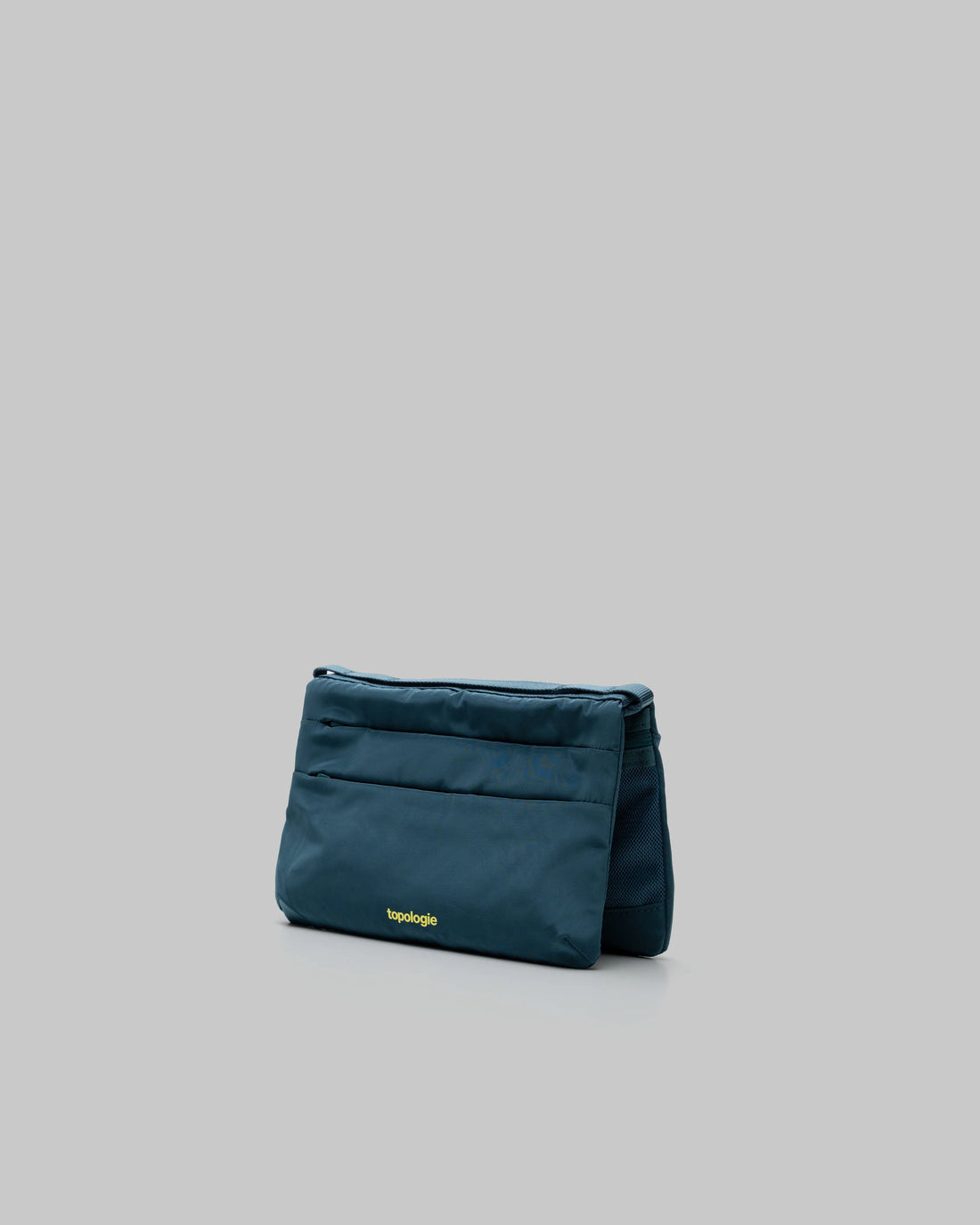 TOPOLOGIE Flat Sacoche Small Deep Teal Tech Sateen
