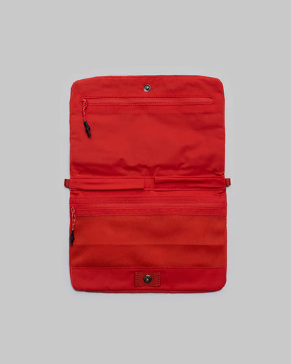 TOPOLOGIE Flat Sacoche Small Topologie Red TechSateen