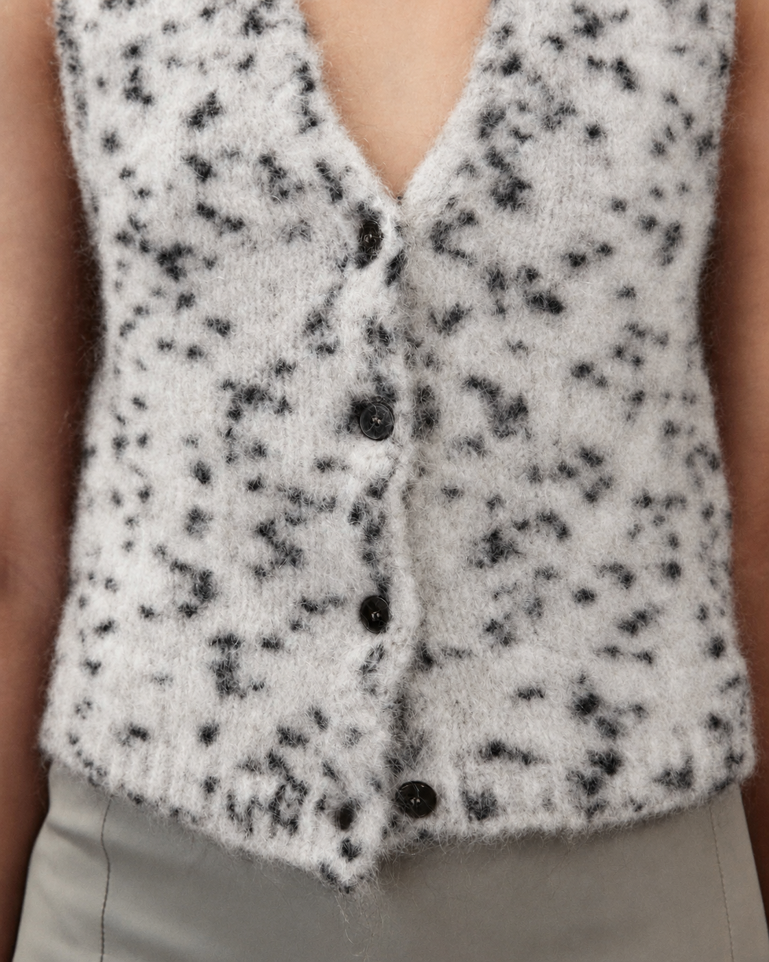 Alysi Mohair Blend  Cardigan