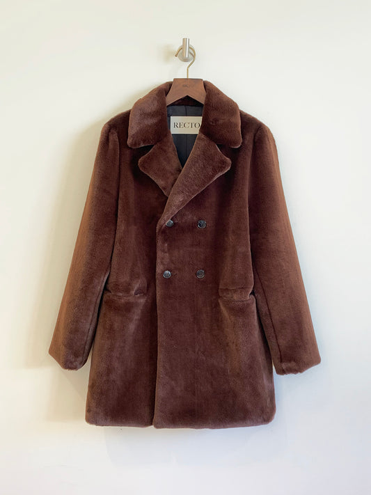 RECTO Grandma Faux Fur Coat