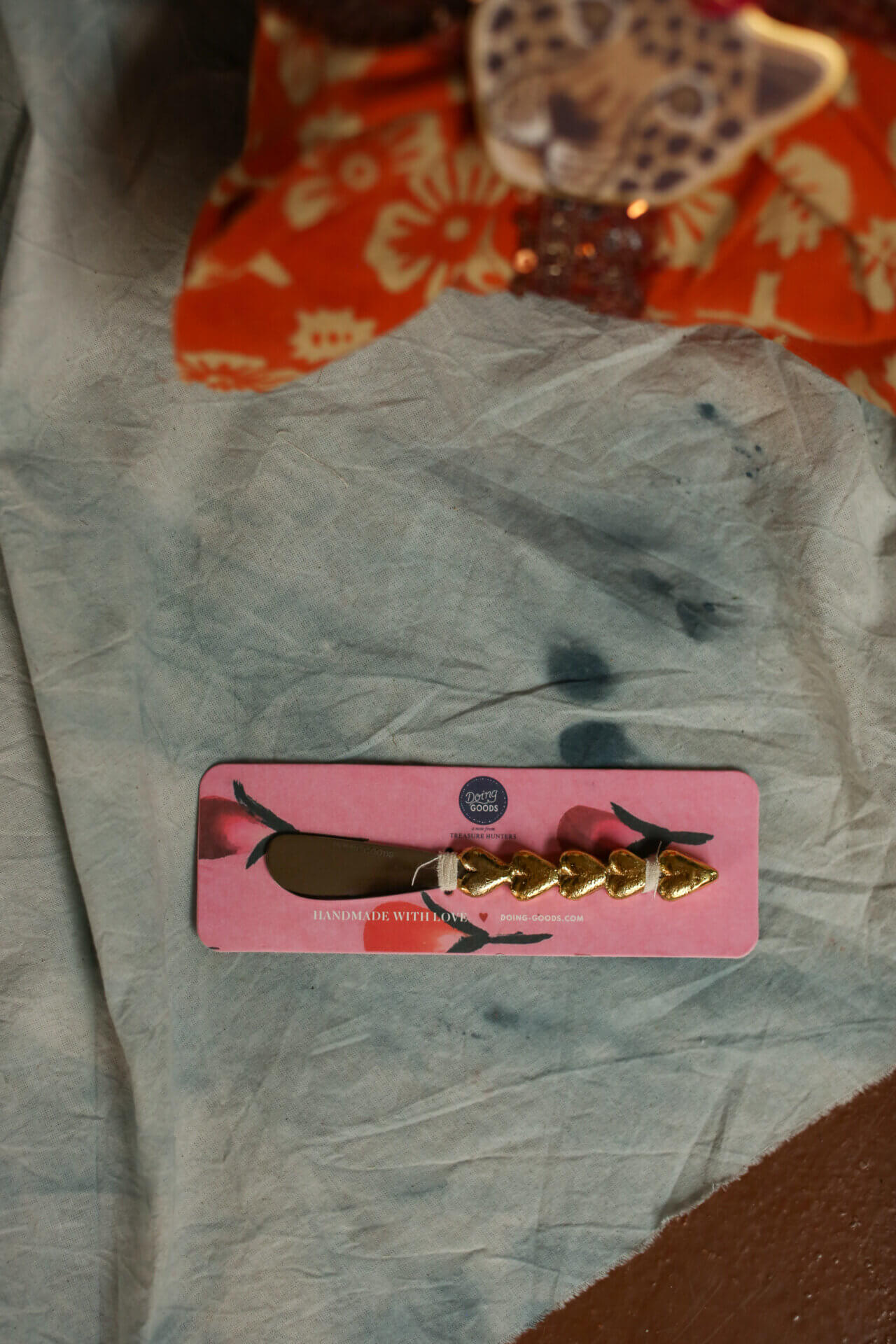 Doing Goods Holly Heart Butter Knife