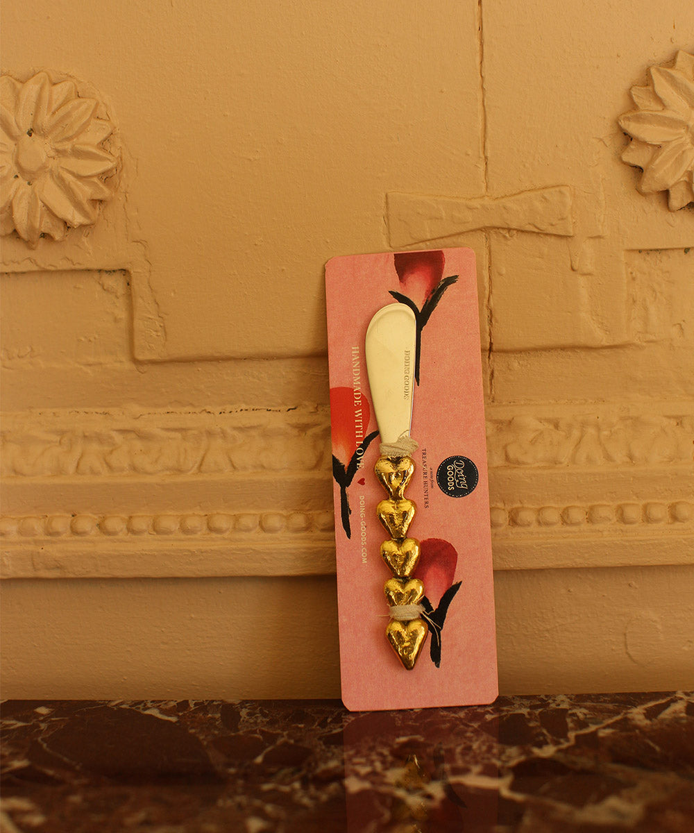 Doing Goods Holly Heart Butter Knife