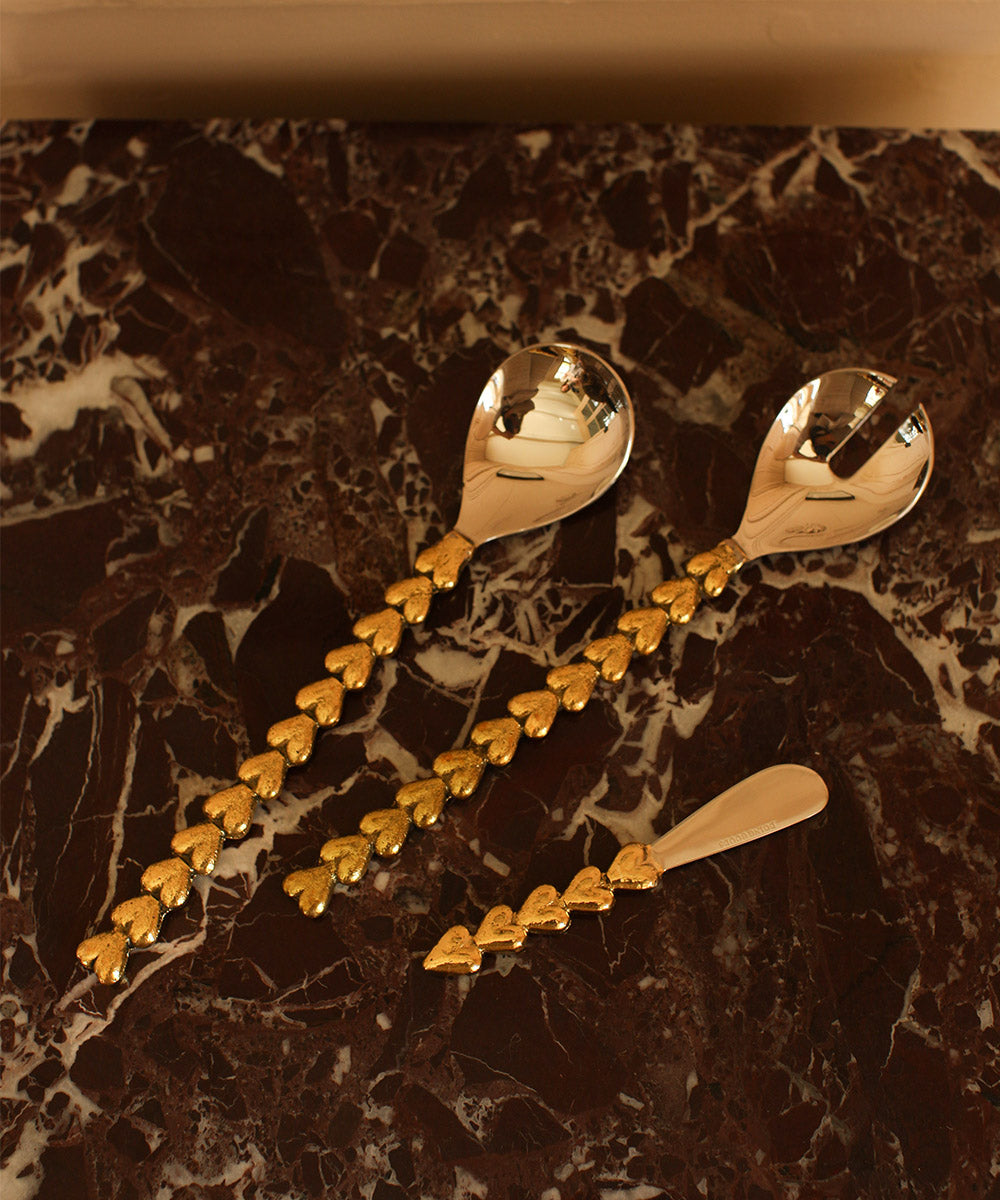 Doing Goods Holly Heart Butter Knife