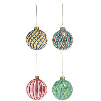 &amp;Klevering Ornament Dash Set of 4