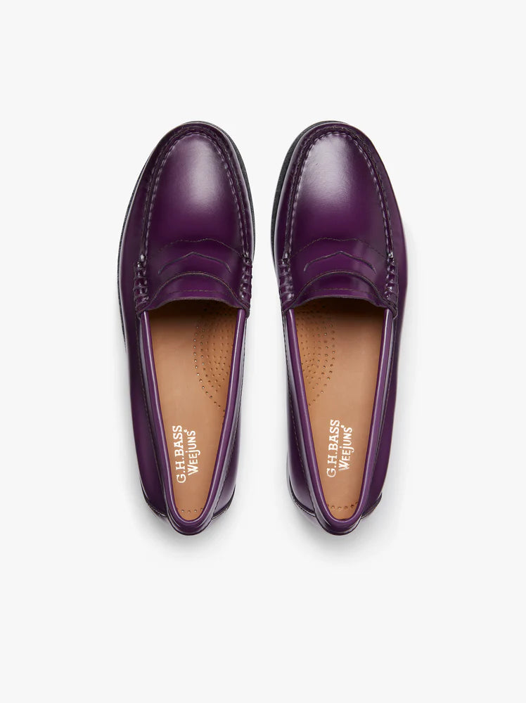 GH Bass Weejuns Penny - purple