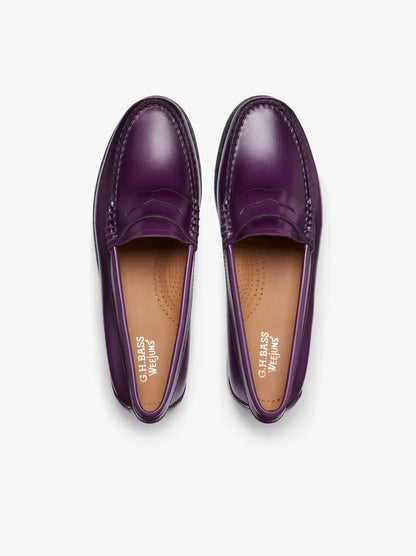 GH Bass Weejuns Penny - purple