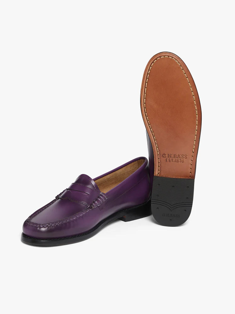 GH Bass Weejuns Penny - purple