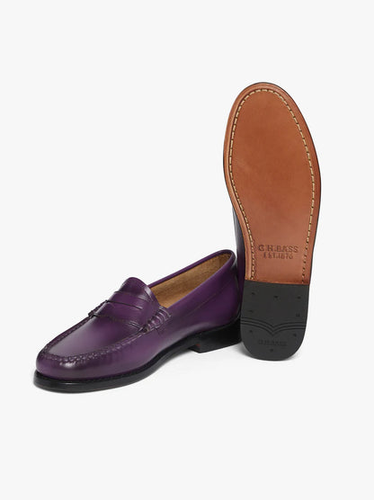 GH Bass Weejuns Penny - purple