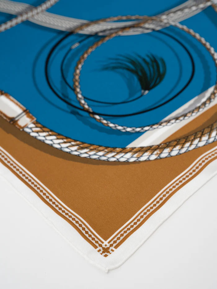 Manipuri Jockey 88x88 Turquoise Blue