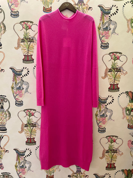 Alysi Pink Cashmere Dress 253310