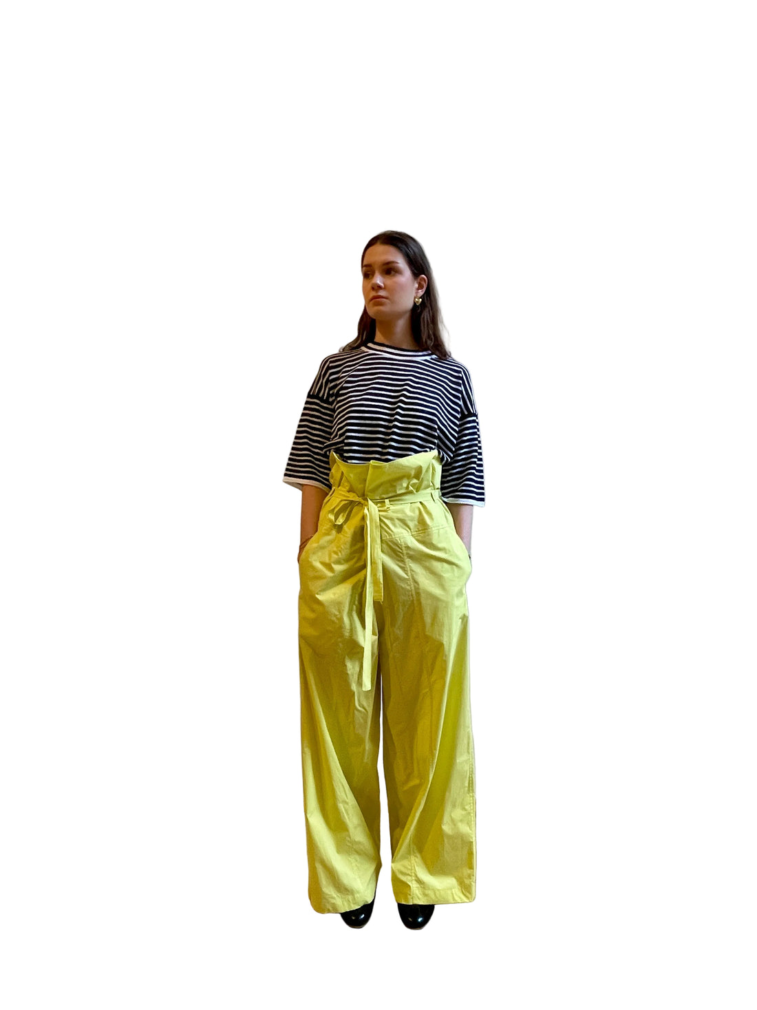 Alysi Popeline Trousers Ampio