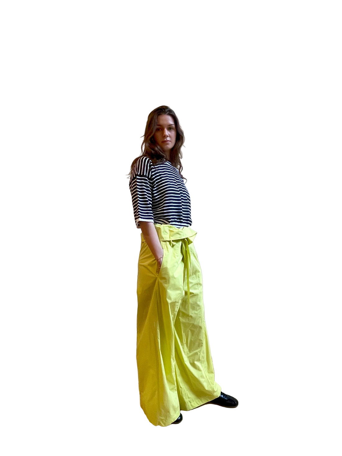 Alysi Popeline Trousers Ampio