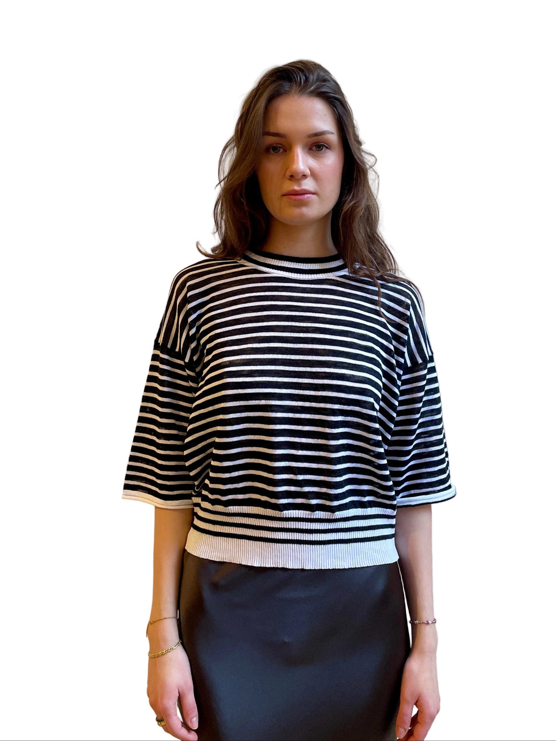 Roberto Collina Over Stripe Sweater