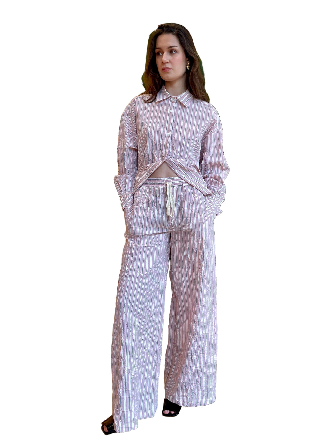 Roberto Collina Oversized Crinkled Trousers