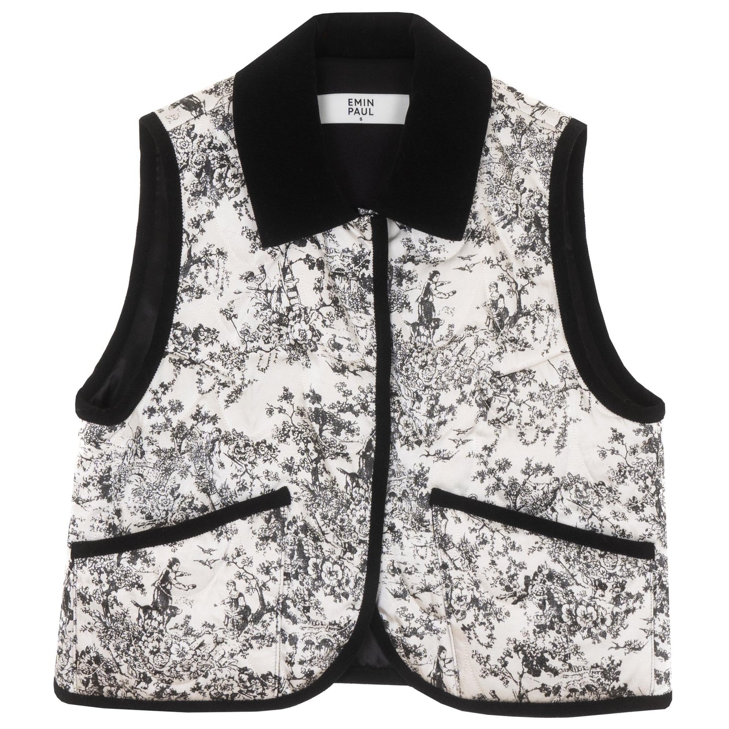 Emin + Paul Collar Pocket Vest JK3308