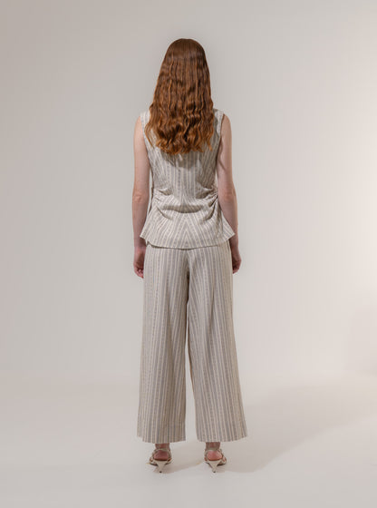 Emin + Paul Deep V Waist Tuck Vest