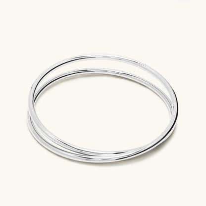 ALT Paris closed Spiral Bangle sterling silver