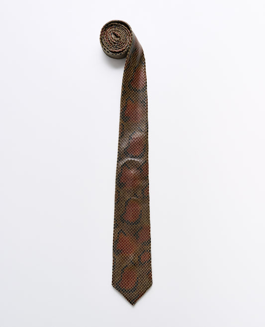 SUNFLOWER Leather Tie Snake
