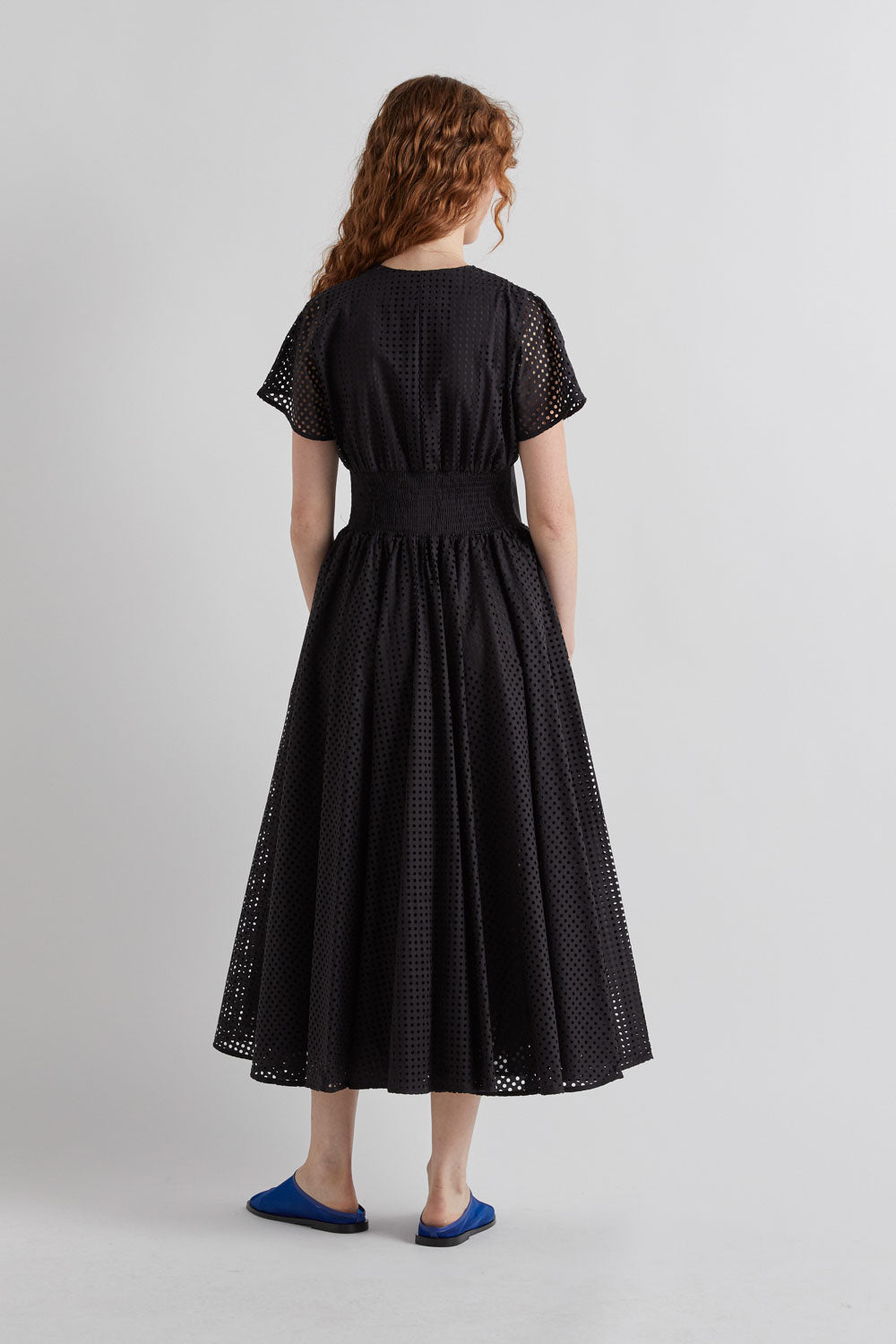 Meimeij Belted Net Dress